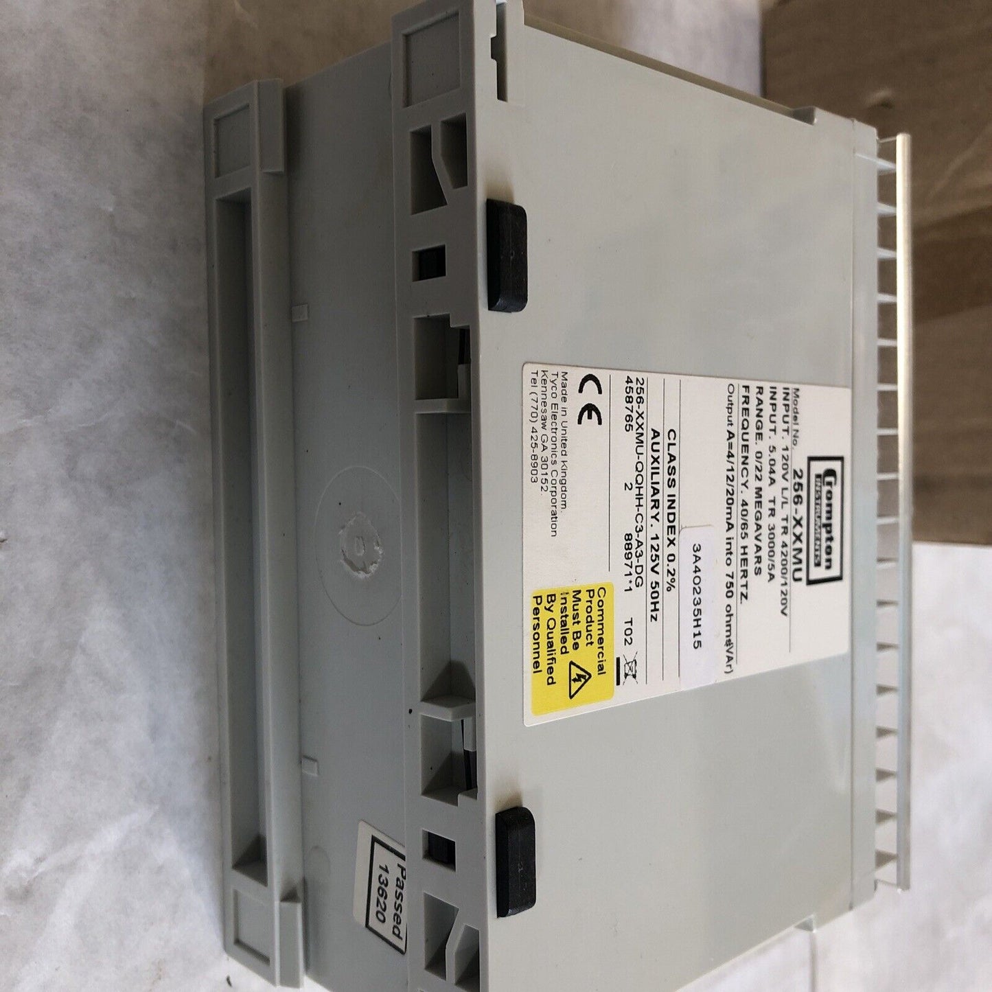New Crompton 256-Xxmu Paladin Transducer 5.04A 120V,3P,256-Xxmu-Qqhh-C3-A3-Dg,Ee