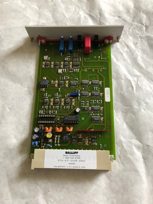 New Balluff Bta-A21-0508-V002 Analog Card Module,Balluff Bta-A 21-0508-V002 ,Ey