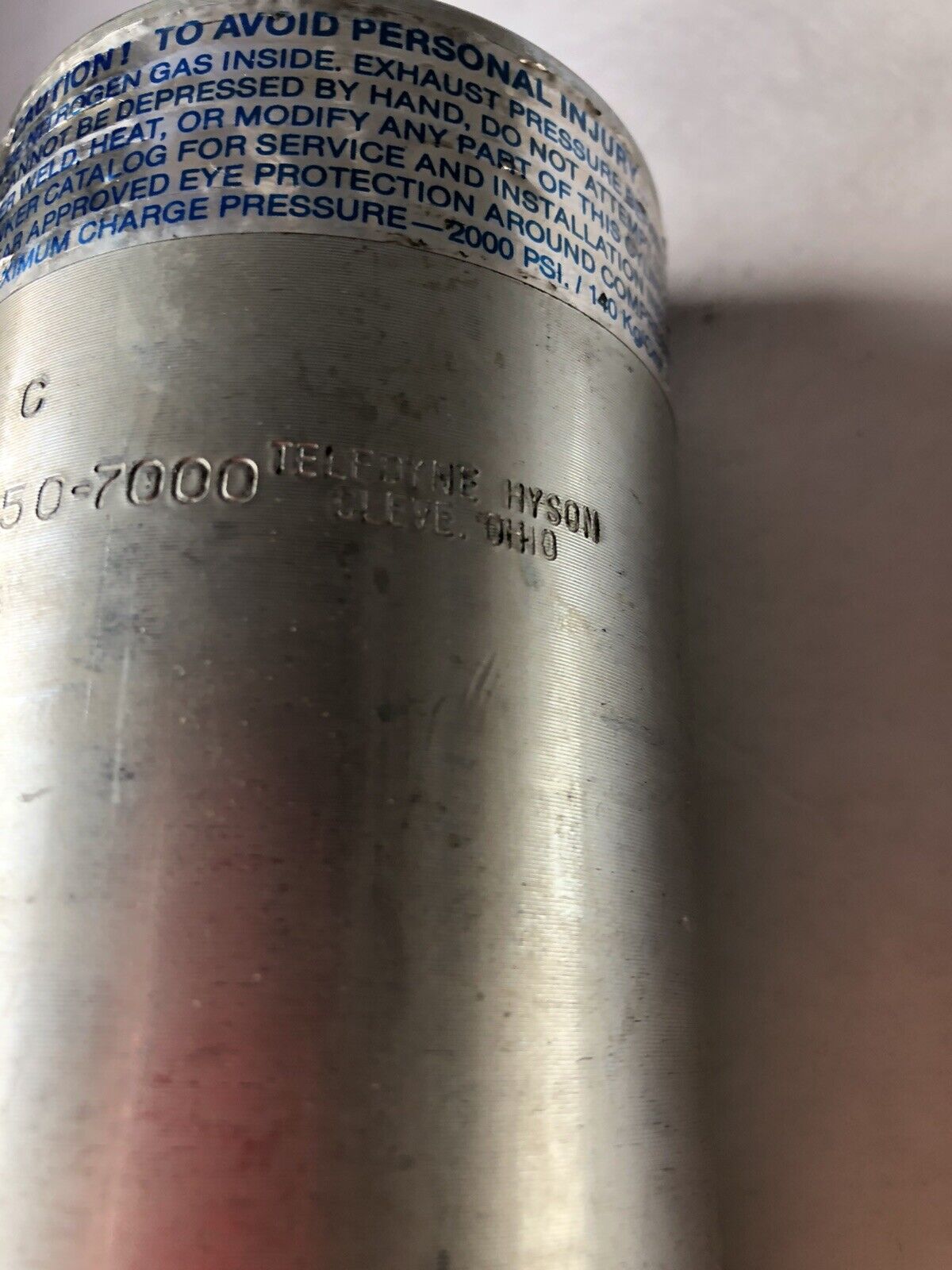 New Teledyne Tnk-30 X 2 Y C 56-150-7000 Nitrogen Gas Spring,4,691.902,Ag