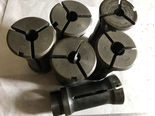 Lot 6 Namco  3/4",5/8,7/8  Acme Grid Round Collets,Aj