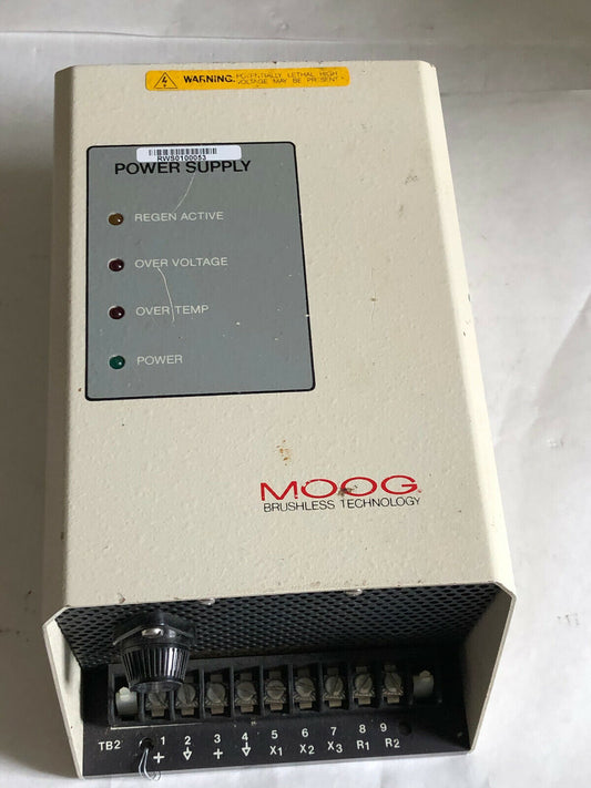 Moog 150-101B Servo Controller Power Supply, 230 Vac, 15 Kw,Ew