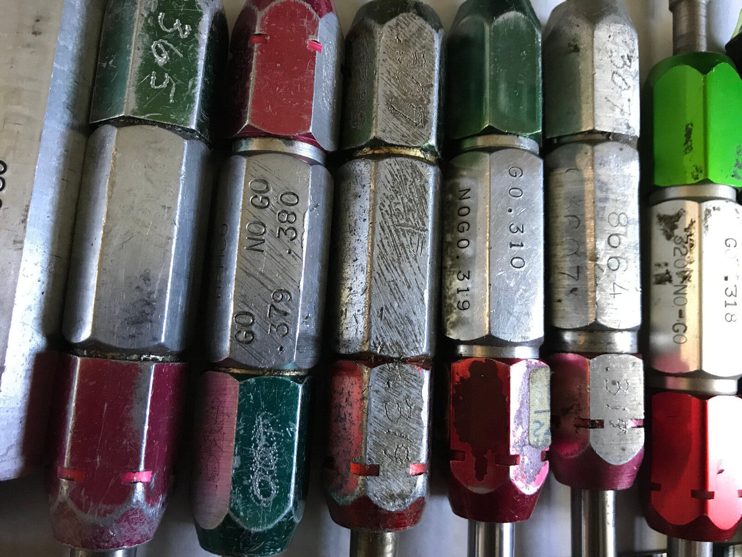 Lot Plug Gage Go Nogo Van Keuren .303,306,3081,311,318,3031,310,319,3031,365,Es