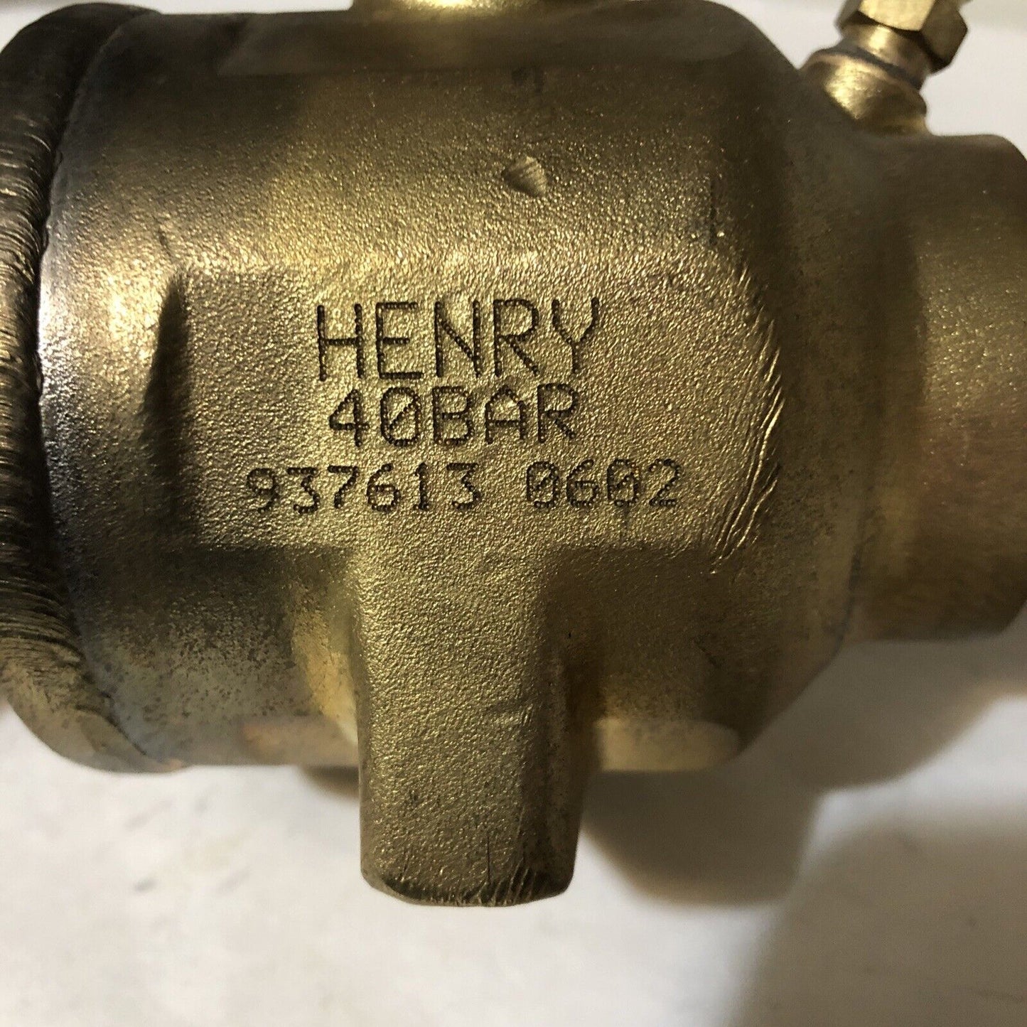New Henry 937613 0602,40Bar,580Psig Weld Valve,Bt