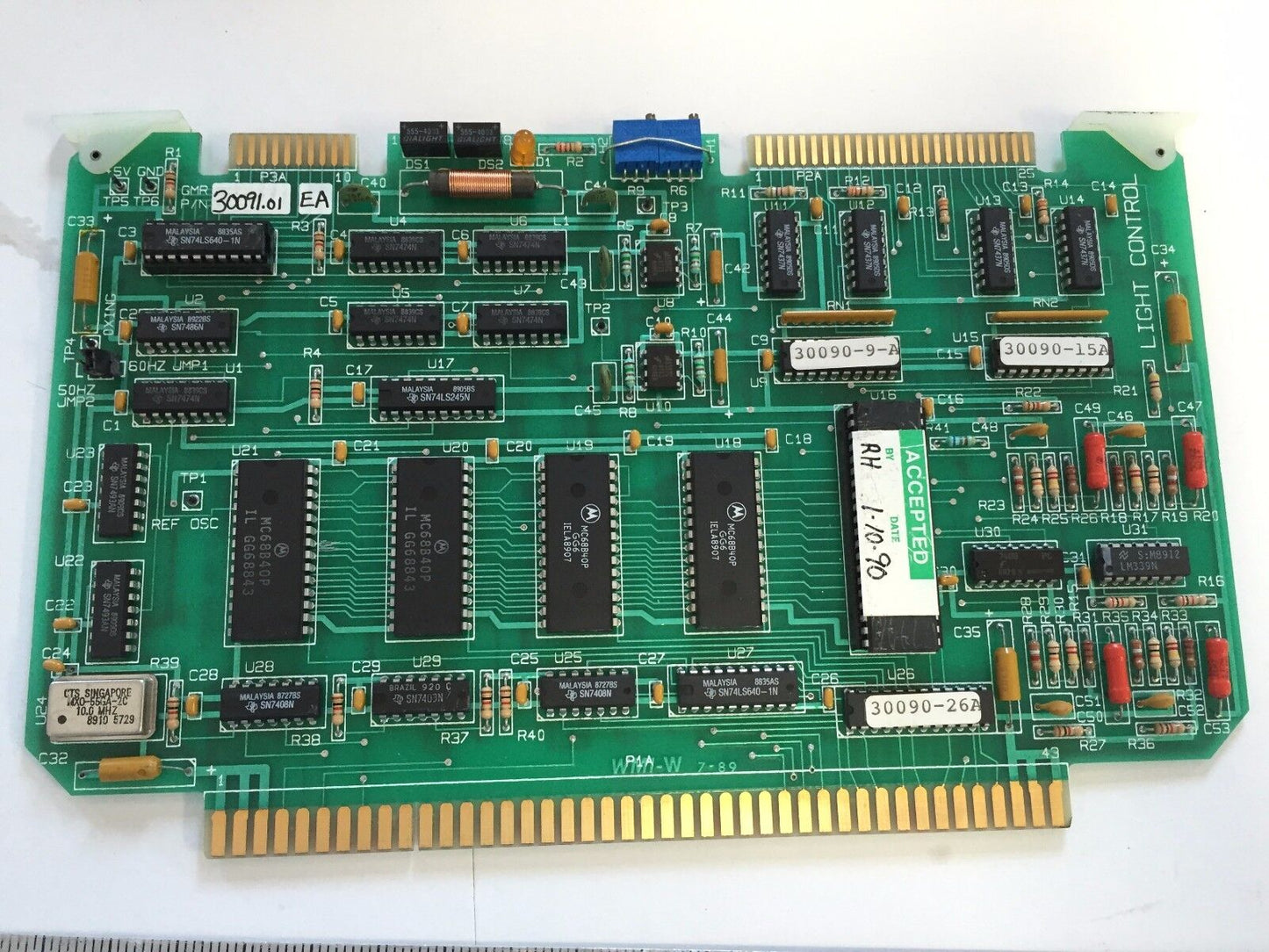 Gmr 30091.01 Ea,Light Control  ,030090 Rev C  Pcb Board,Gmr 30091 01 ,Dc