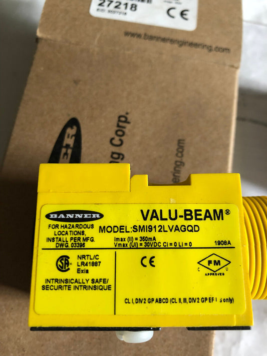 New Banner Smi912lvagqd,Sm1912lvagqd Photoelectric Sensor,Cv