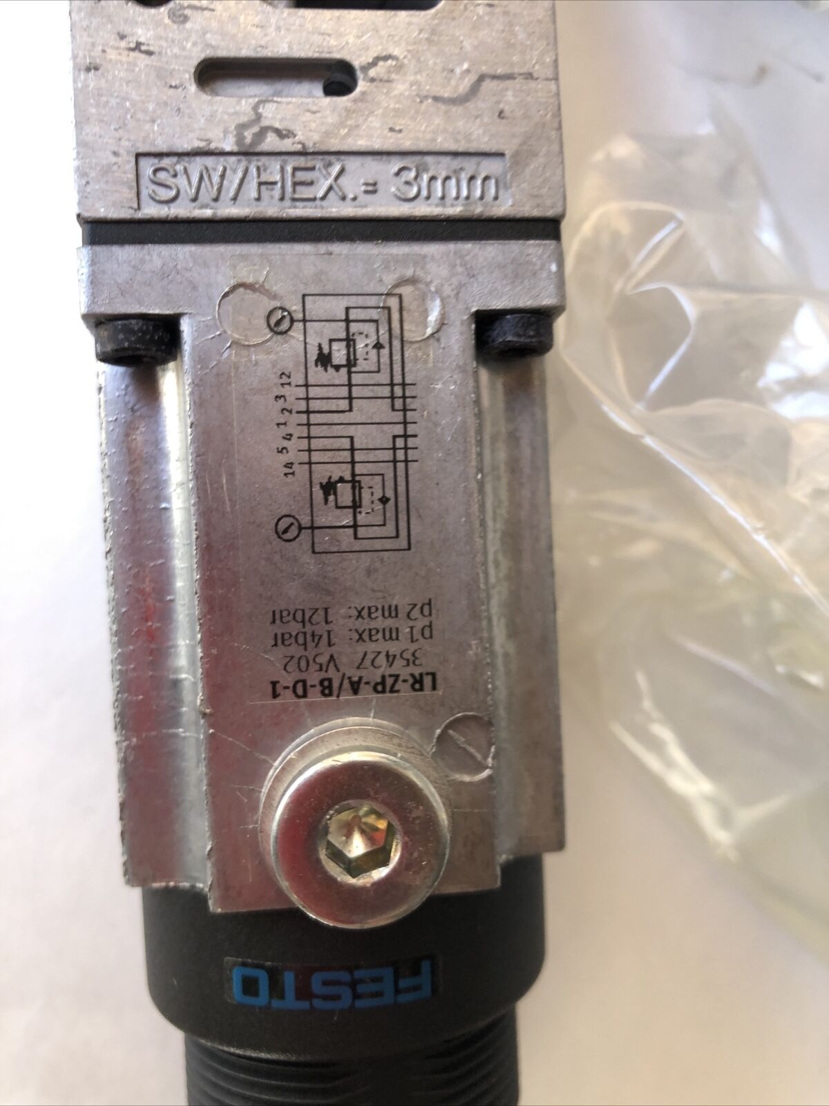 New Festo Lr-Zp-A/B-D1l  Pneumatic Solenoid Valve Sw/Hex-3Mm 321 212,Fi