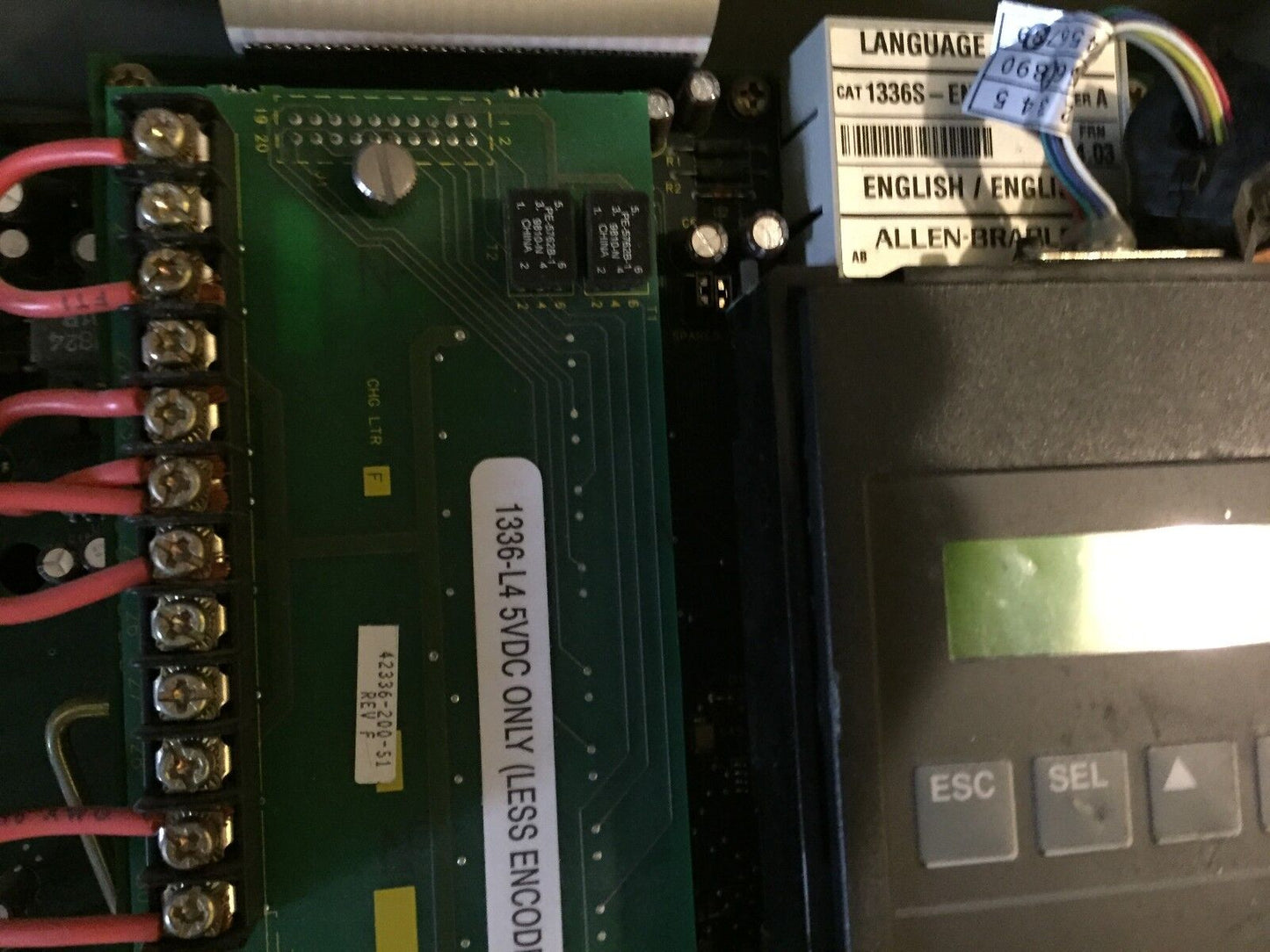 Allen Bradley 1336S-Brf100-Aa-En4-Hap-L5,1336S-Brf100,1336S-En4,1336-L4 5Vdc,Fa