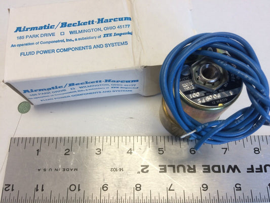 Airmatic Beckett Harcum 345004 1,3650041,3450041 Solenoid Valve,120Vac,1/4Npt,Bt