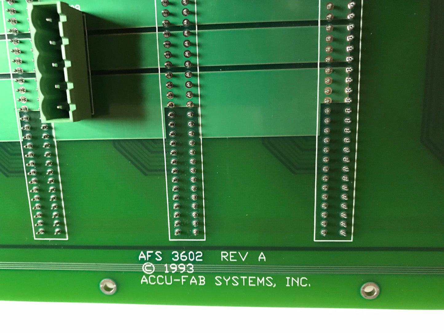 New Accu-Fab 1290 Afs 3602 Rev A Motherboard,Afs 3602,3309.0267,Sb
