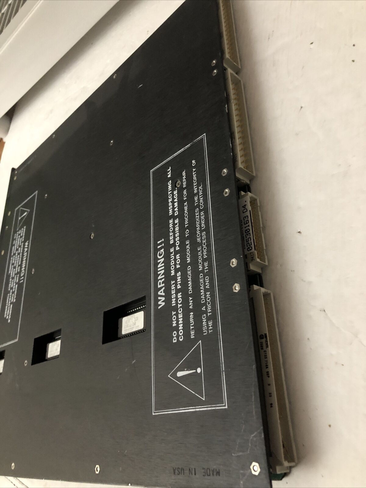 Triconex 3700 Analog Input Module  0-5Vdc 32Pt Tmr Diff Dc Cpled,3000041 005E,Cv