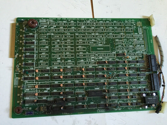 Okuma Osp Fdd Puncher  Rs-232-C  E0241-653-002D Board (Next Day Air Shipping),Fm