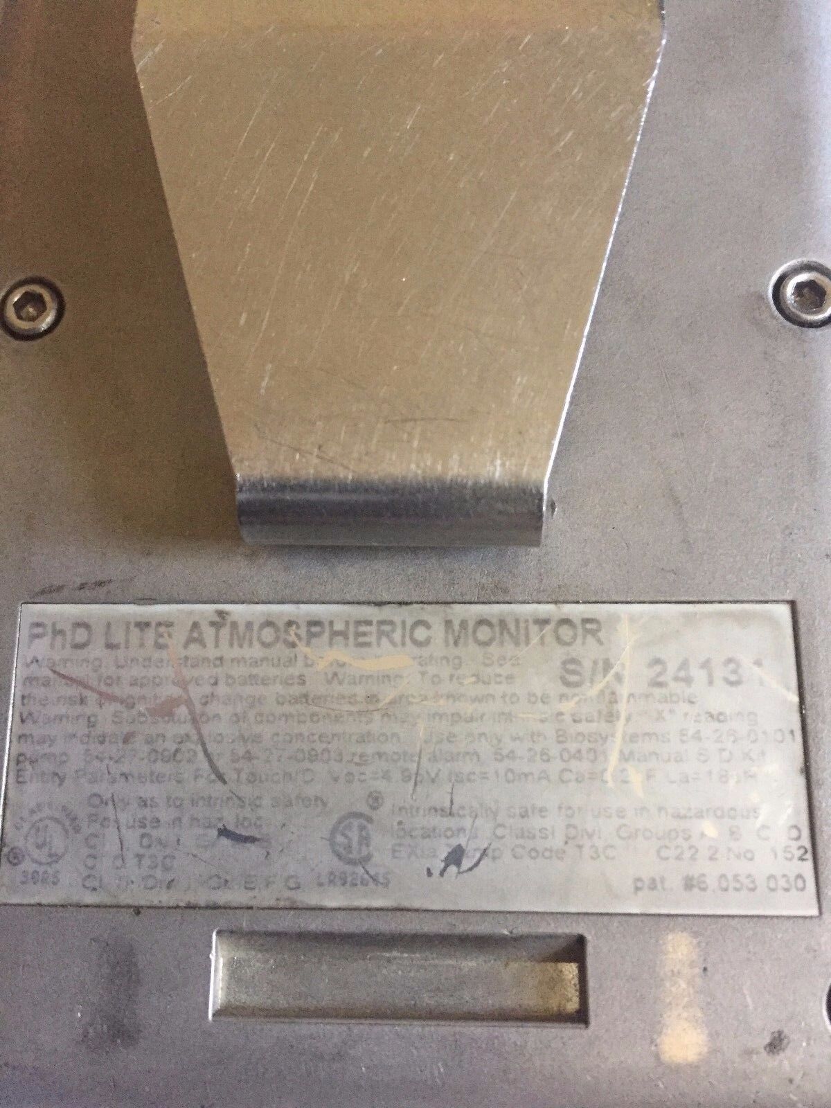 Phd-Lite 5423000 Biosystems Inc Gas Atmospheric Monitor ,Fl