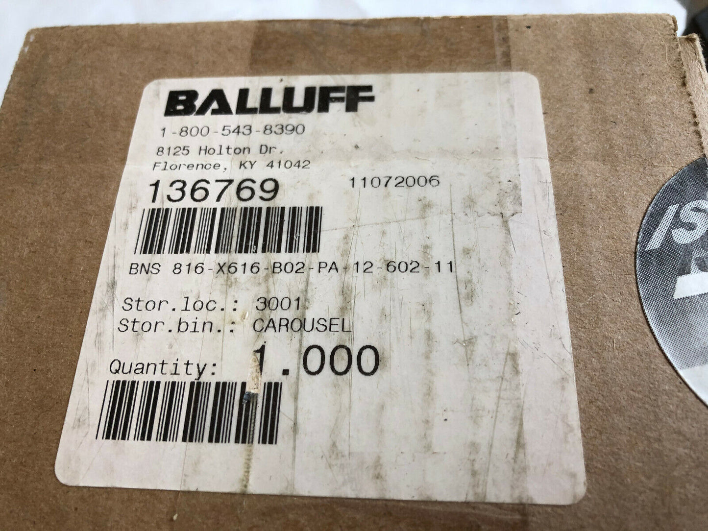 Balluff Bns-816-X616-B02-Pa 12-602-11 062Bus Proximity Sensor 136769N,Es