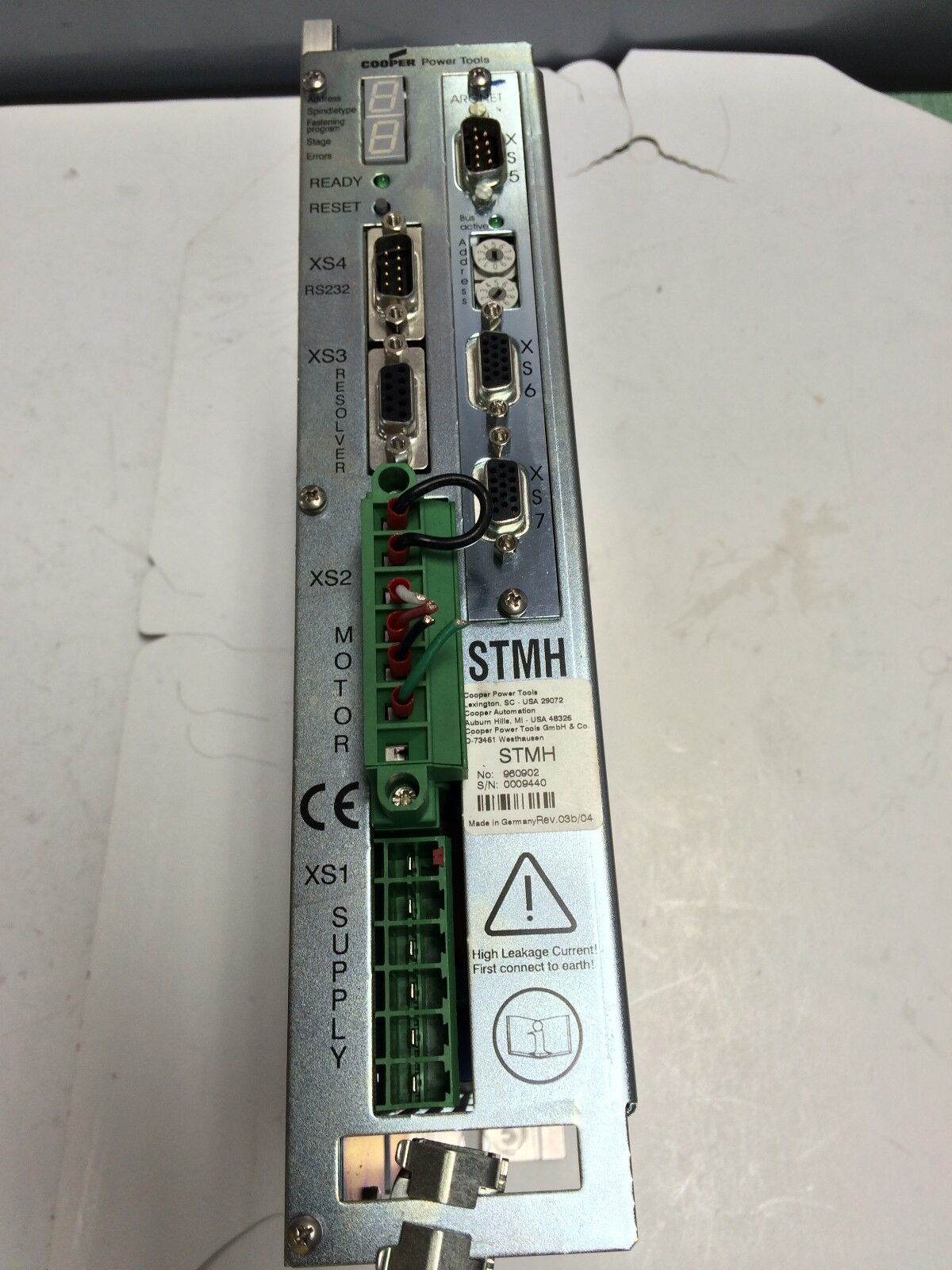 Cooper Power Tools Stmh 960902 Servo Drive Controller,Fj