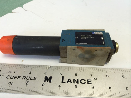New Rexroth Rr00431771 Zdr6db2-43/75Ym  00003844 Hydraulic Valve,Fm