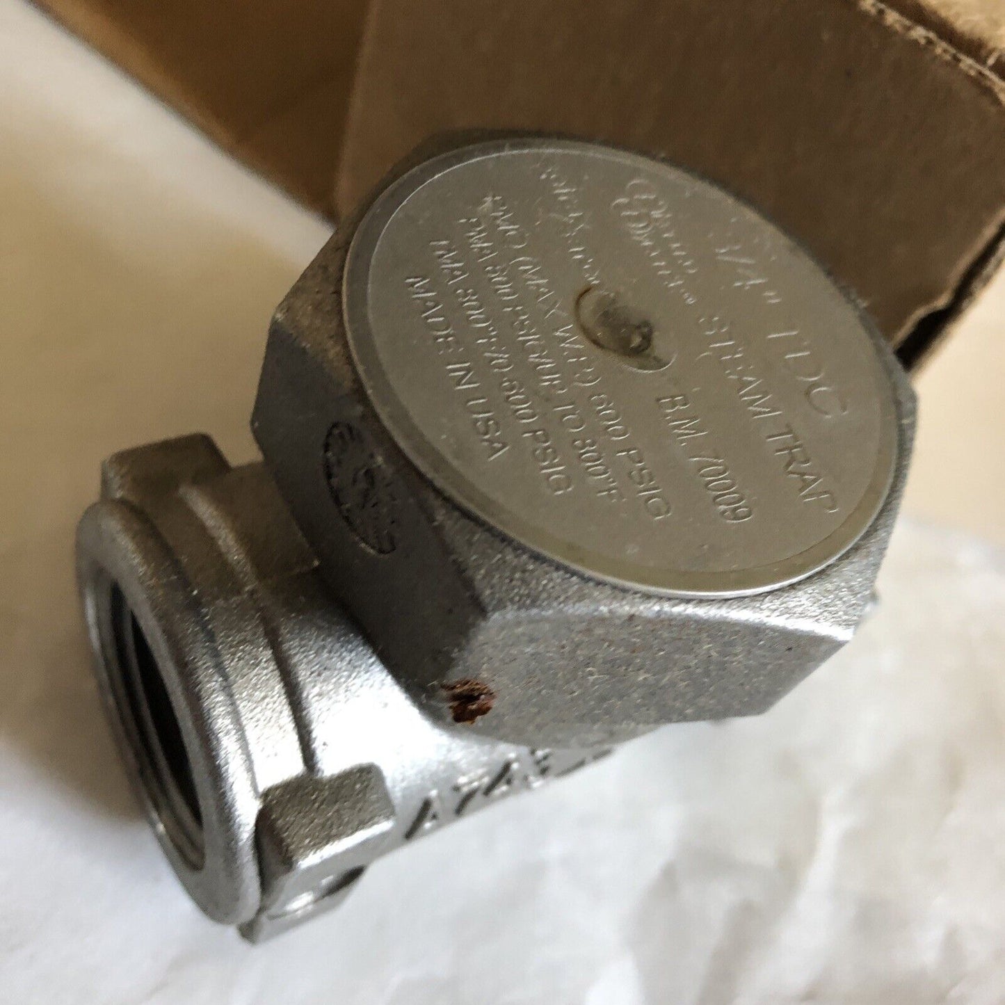 3/4 Npt Spirax Sarco Tdc Thermo-Dynamic Steam Trap,Spirax Sarco B.M. 70009,Fi,Bv