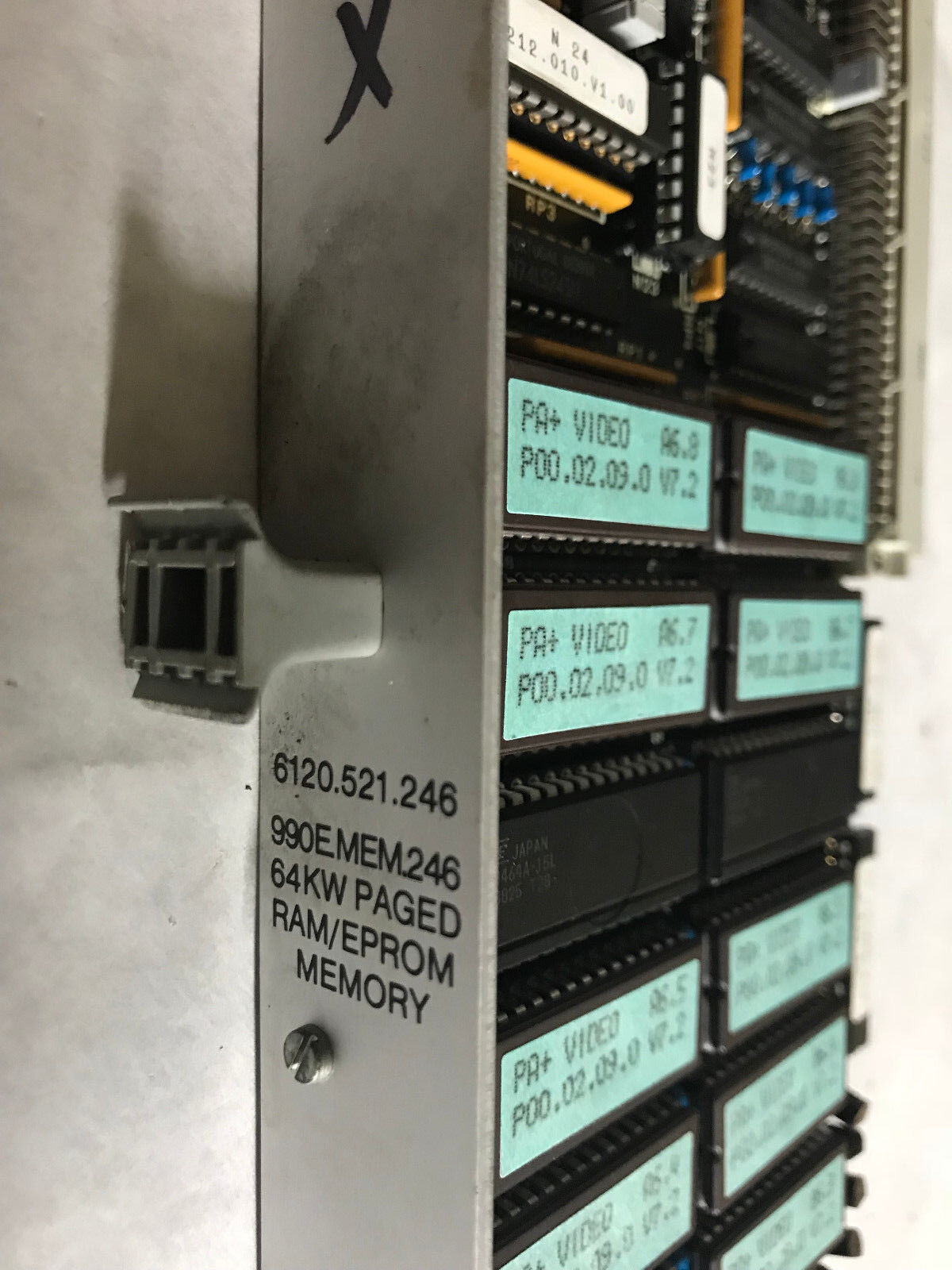 Pretec Erni Board 6120.521.246,990Emem.246, 64Kw Paged Ram/Eprom Memory,Ag,Aj