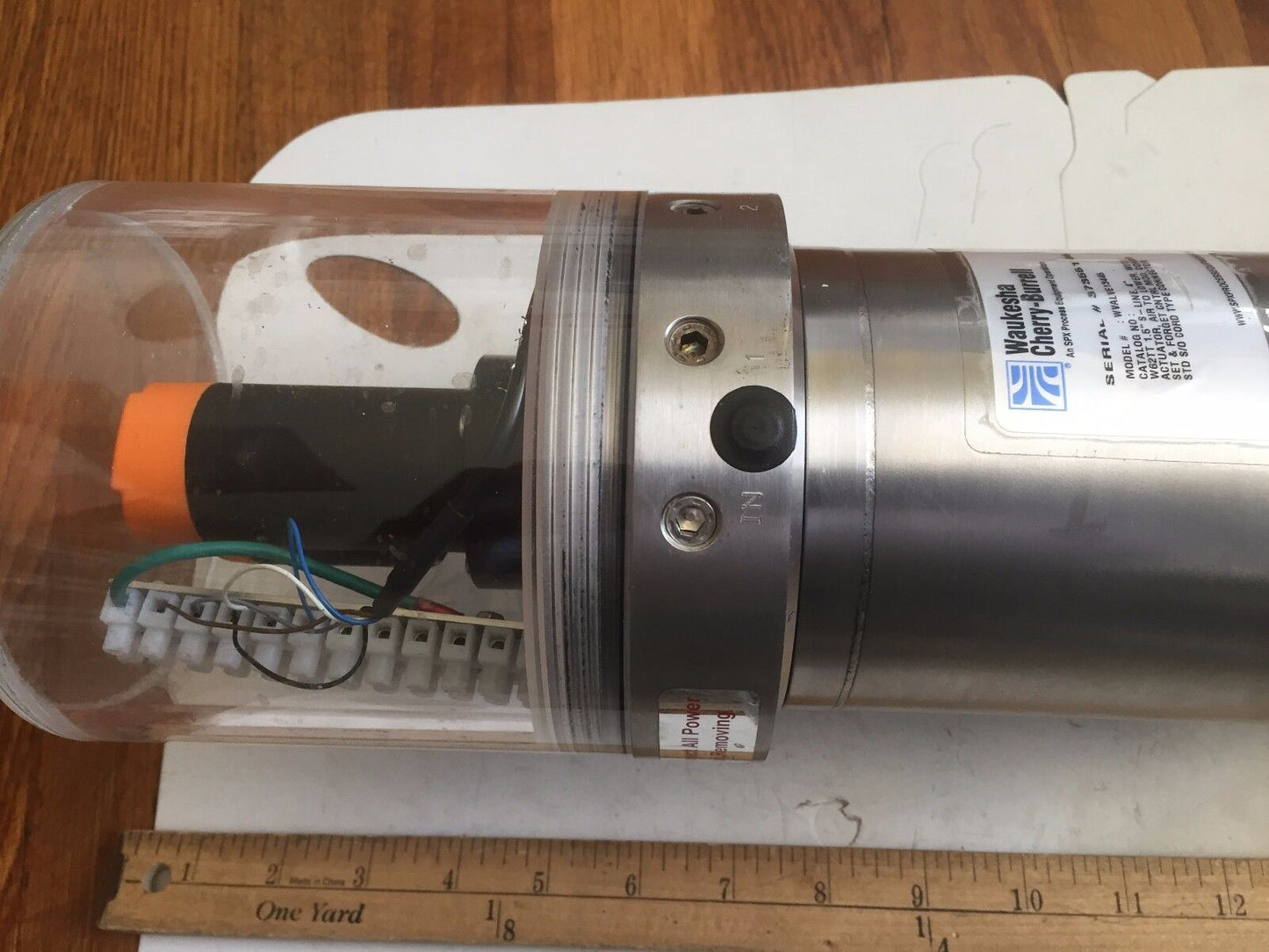Waukesha Cherry-Burrell Wvalve13445 Flow Sensor/Actuator Ss,Bu