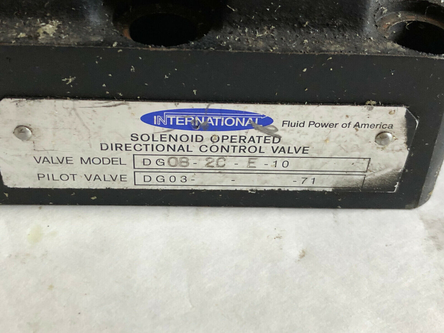 International Dg03-6C-115Vac72dn,Dg08-0C/(2C)-E-10,D08-2C-E-10 Solenoid Valve,Ap