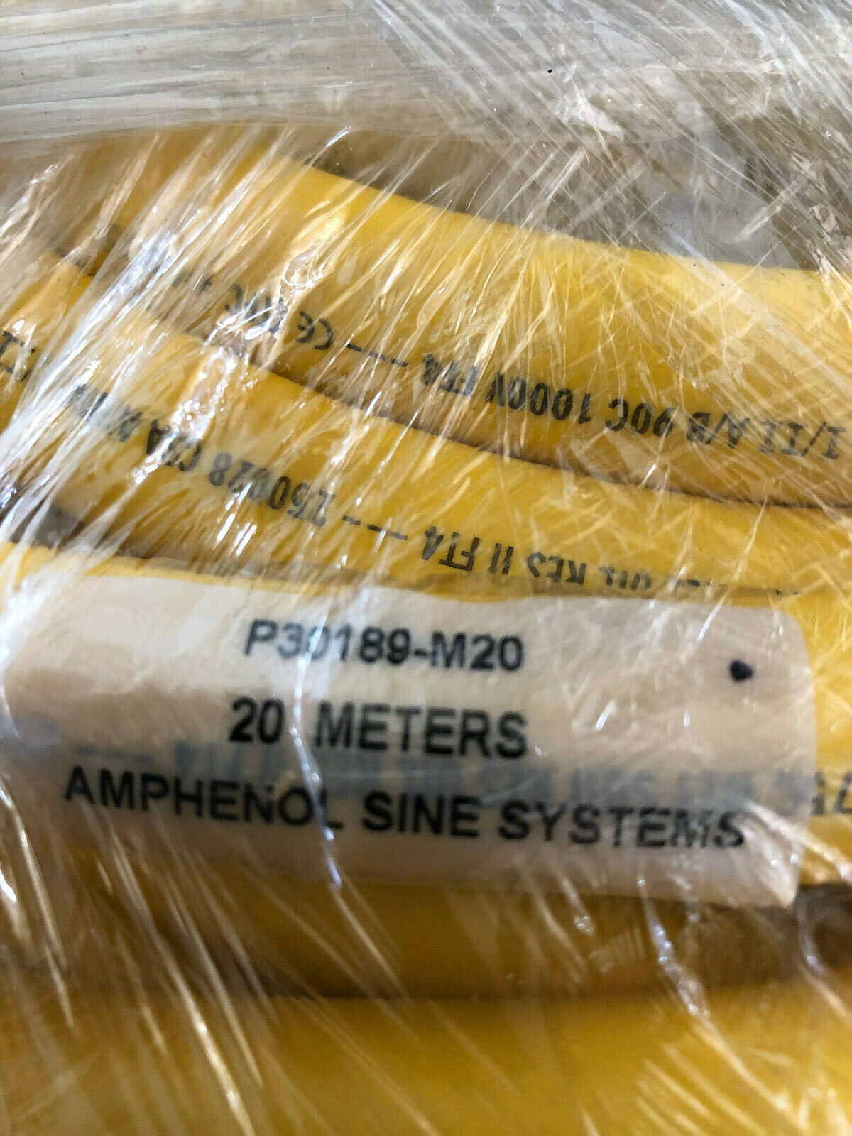 New Amphenol Sine Systems P30189-M20,Trex-Onics E153760 Vfd,Mc1upn0602, Cable,Sk