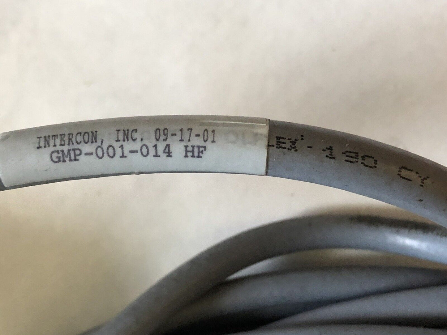 Intercon Robotic Cable Assembly Cordset Gmp-001-014 Hf,E63634,Ll53776,E803411,Ev