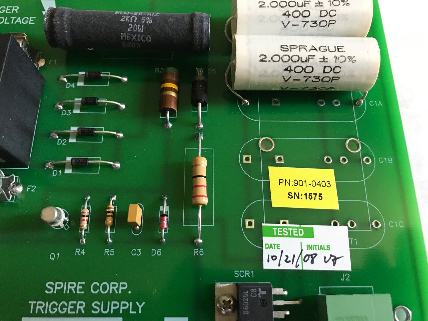 New Spire 901-0403,901-0403 Trigger Supply Board, Pcb 901-0200-C Control,Bd,Ag