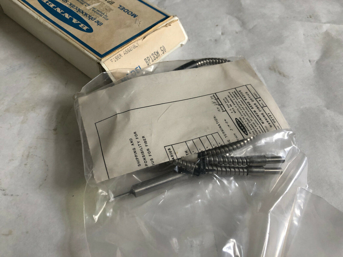New Banner  Bp13sm.50  Engineering (17811) Fiber Bp13sm.50 Sensor,Cw