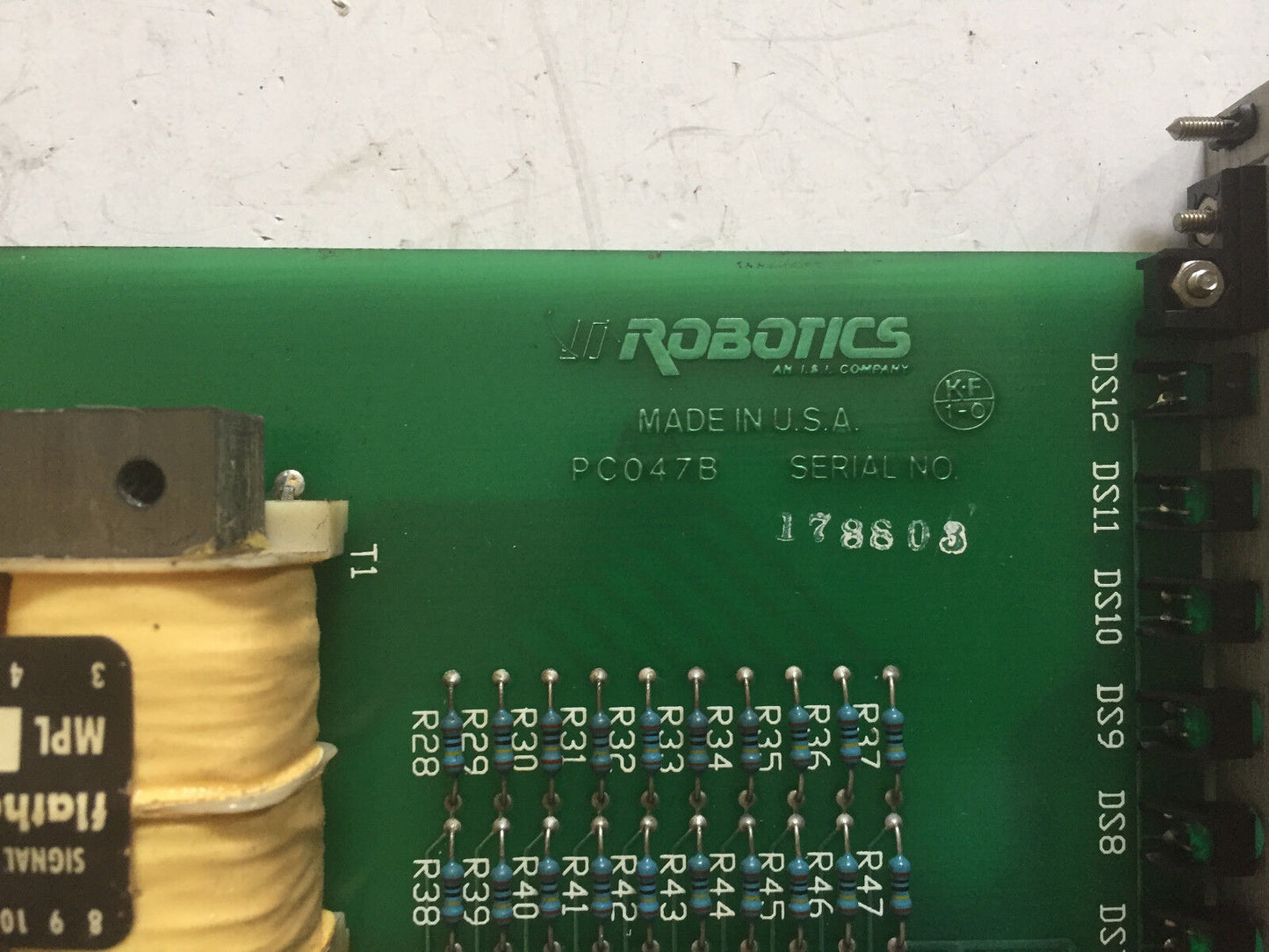 Isi Robotics Pc047b,Norgren,Isi Voltage Monitor Board Pc047b,Pc047b-1,Cz,Cs