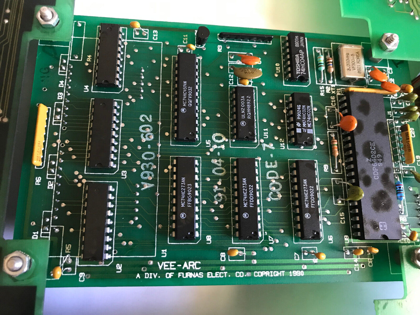 Vee-Arc 930-700,404-098,930-602 Pc Regulator Board Super 7000,Cy,Sb