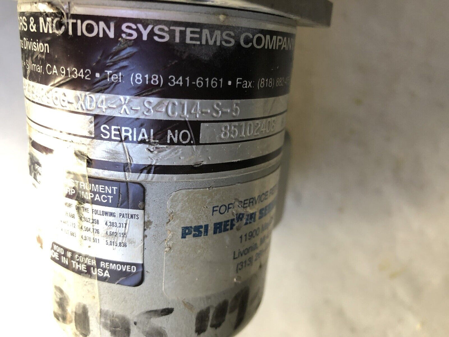 Bei M25d-X-Hss4096g-Xd4-X-S-C14-S-5 Encoder 2261-000,3/8" Shaft Diameter,Sv