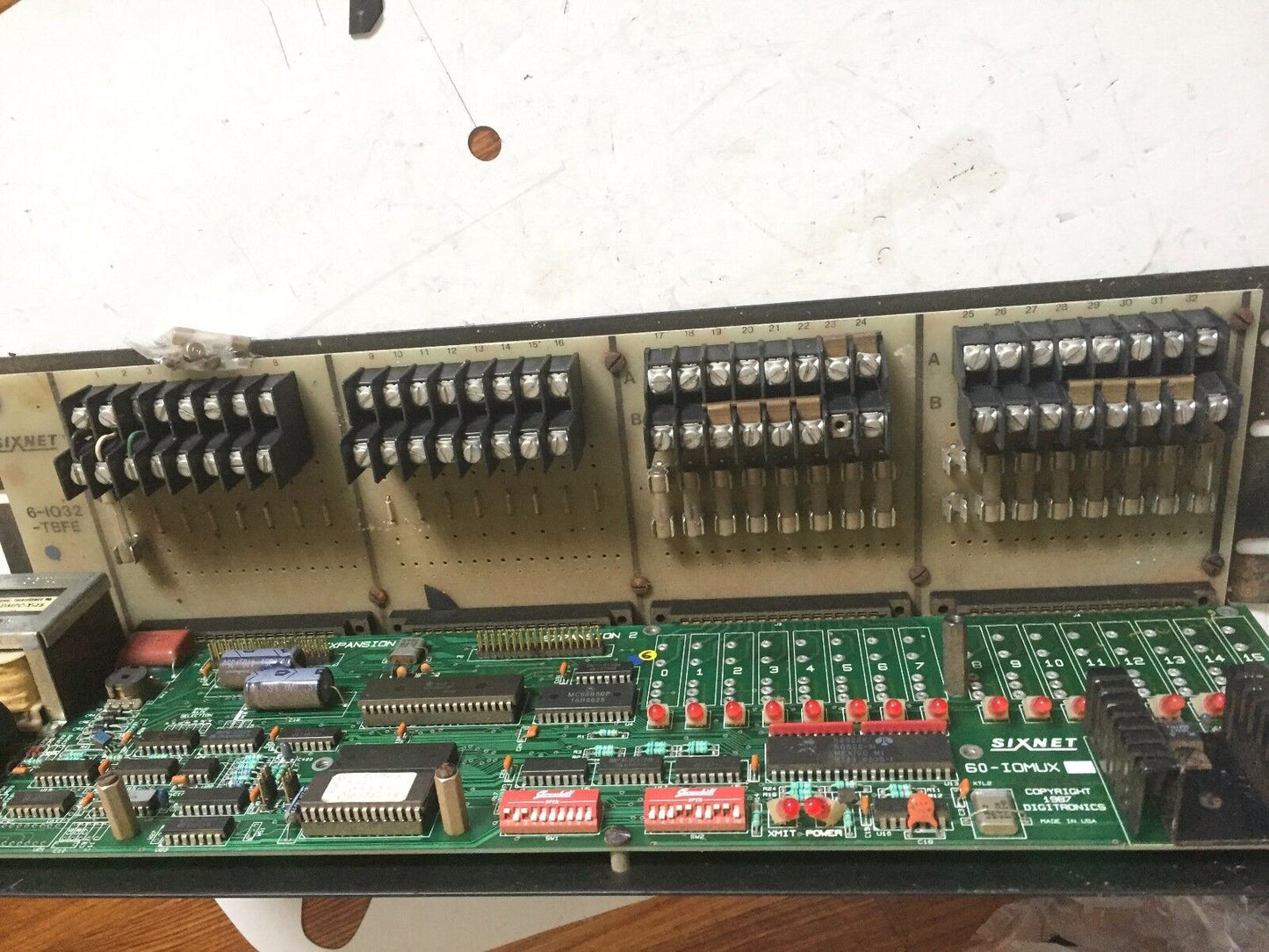 Sixnet 60-Iomux ,Digitronics 6-Io32-Tbfe Board,6-1032-Tbfe,Ec