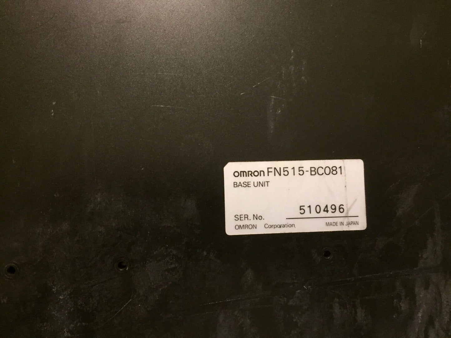 Omron Fn515-Mb081,Fn515-Bc081,0289374-0A A,0289374-0A Rack, Fn515-Bco81 Base,Bz