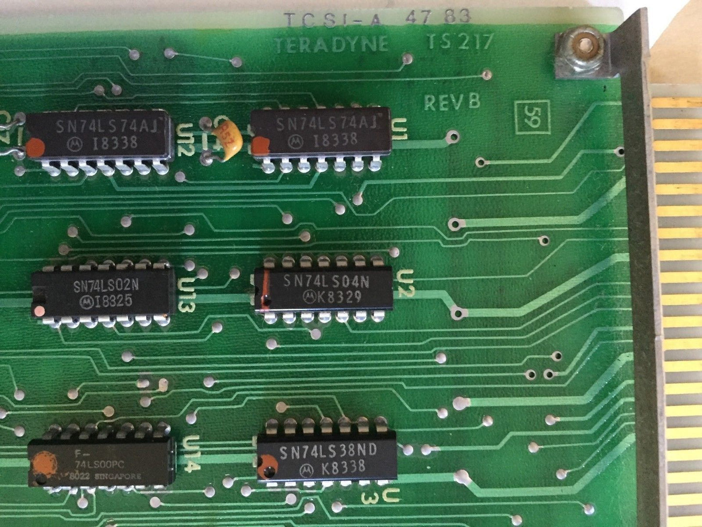 Teradyne Ts217 Tcsi-A 47 83 Control Circuit Board ,Tcs1-A ,Be