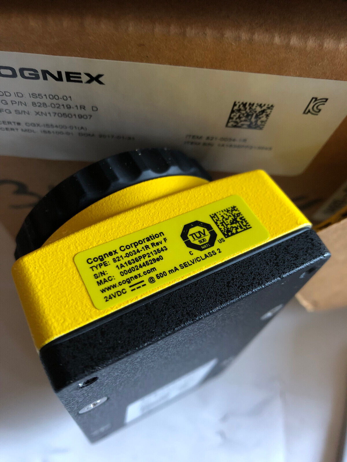 New Cognex 825-0207-1R L Insight Machine Vision Sensor Camera,800-5843-1R,An