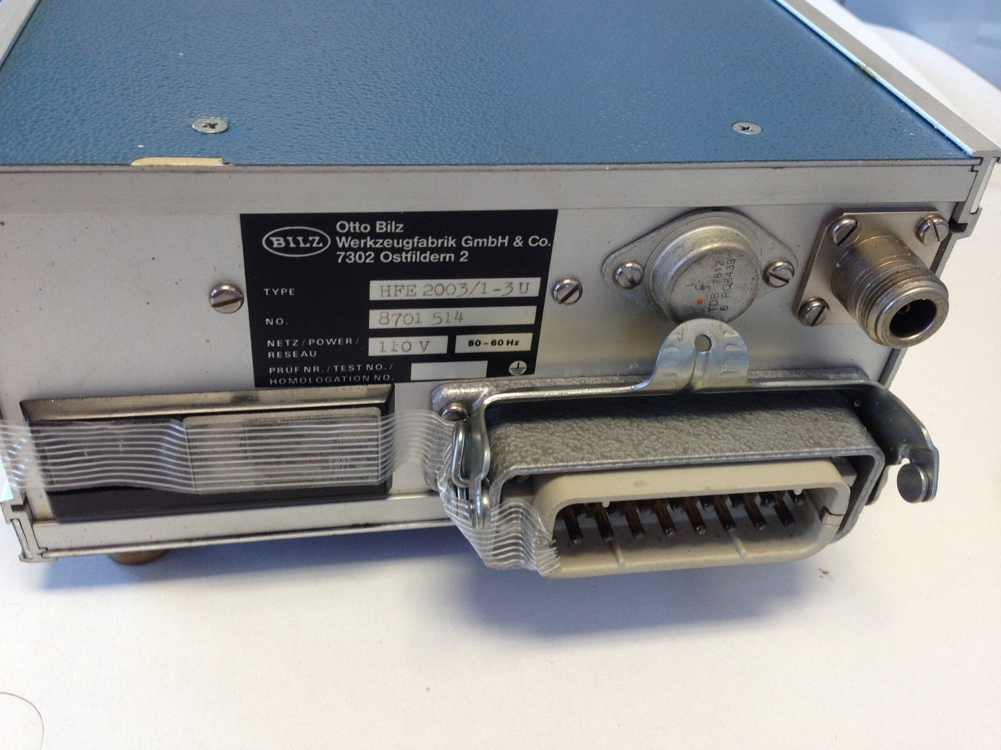 Otto Bilz Hfe 2003/1-3U Universal Hf Reciever, 110 Vac  Hfe 2003 ,Dc