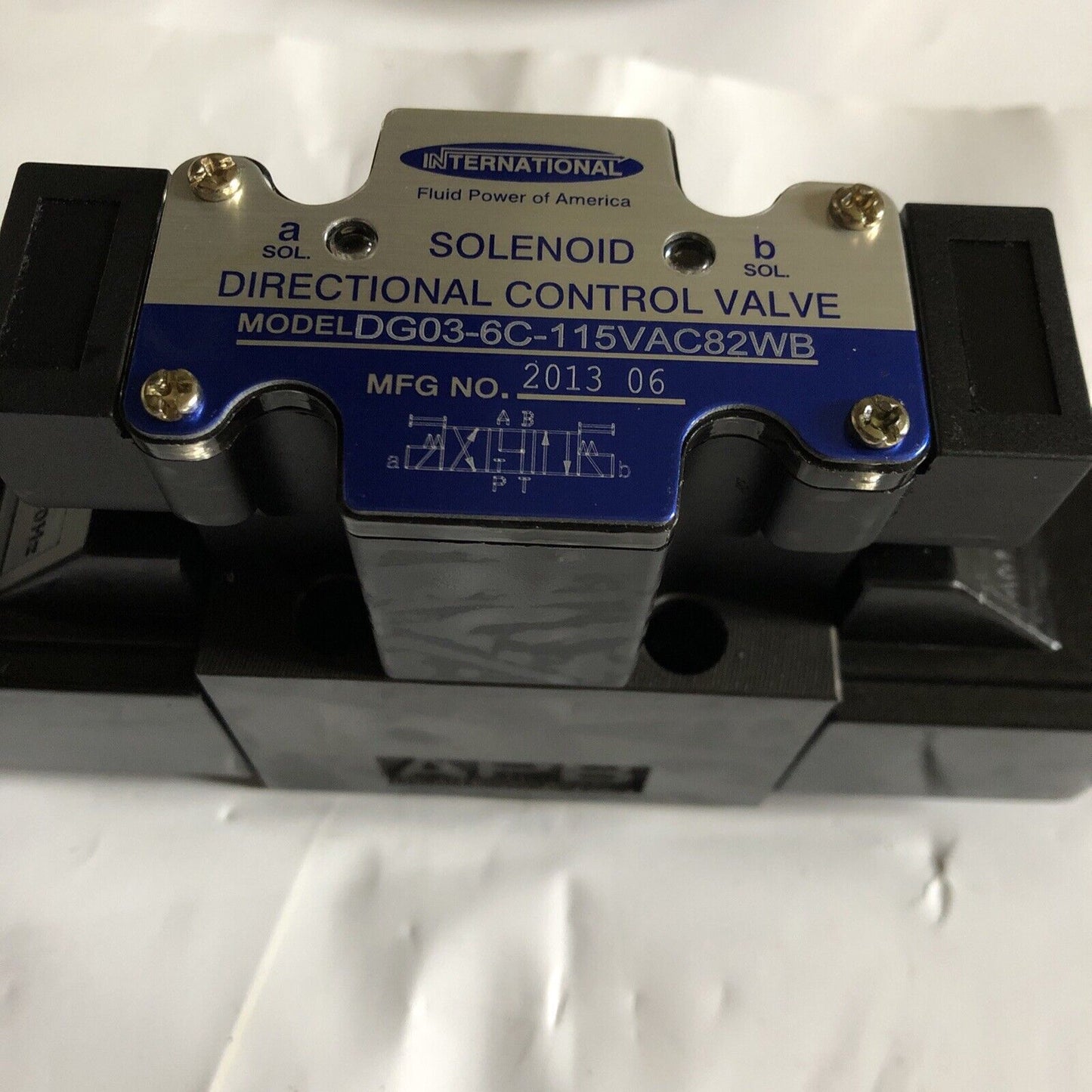 International Dg03-6C-115Vac82wb, Directional Solenoid Valve,Ap