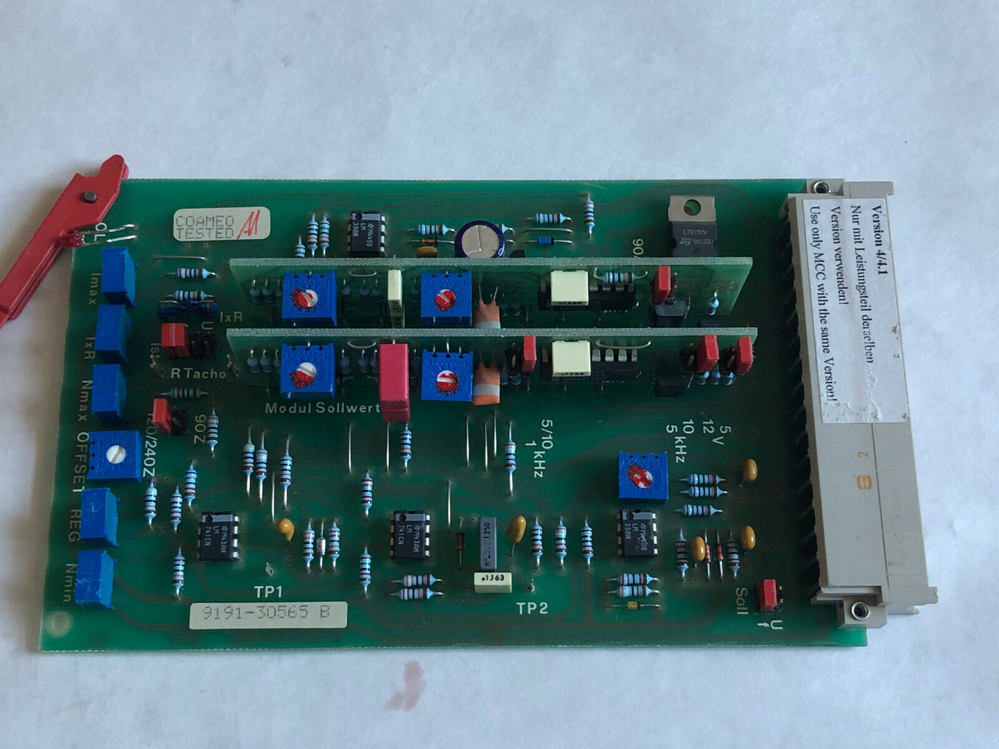 K-Tron 9191-30565,Version 4/4.1  Pc Board For Power Module ,Ek