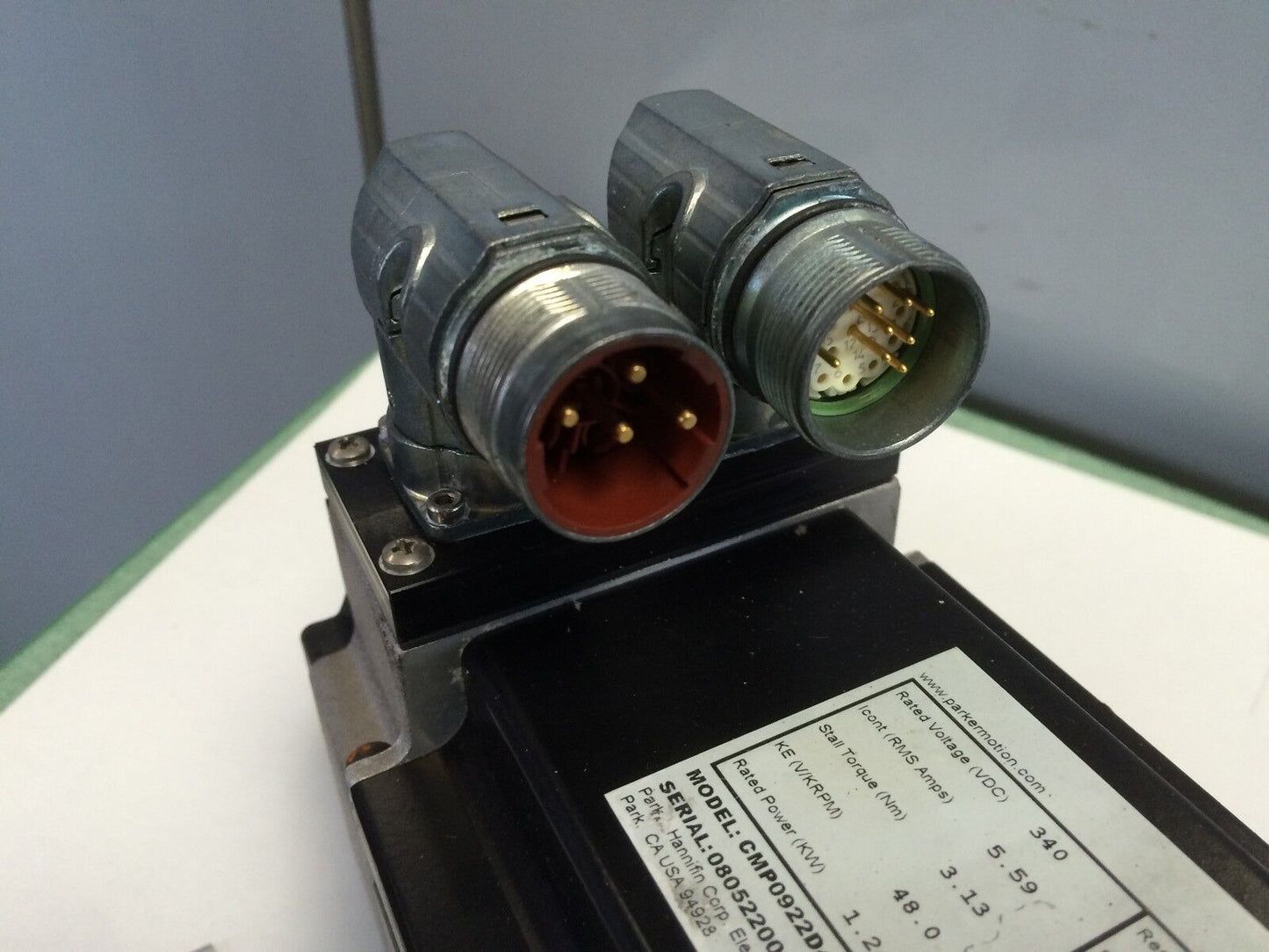Parker Cmp0922d41-200337 Dc Servo Motor, Rs90-010-W01le, 10:1 Ratio,Bt