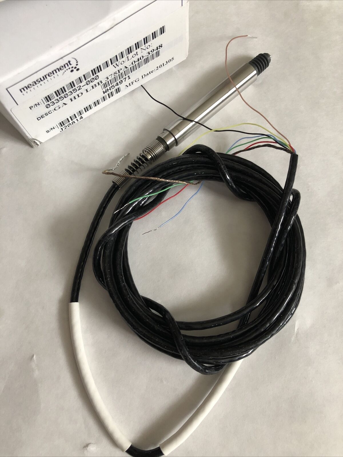 Measurement Ga Hd Lbb-375-Pa-040-3948 Meas 03350352-000 Linear Transducer,Tl