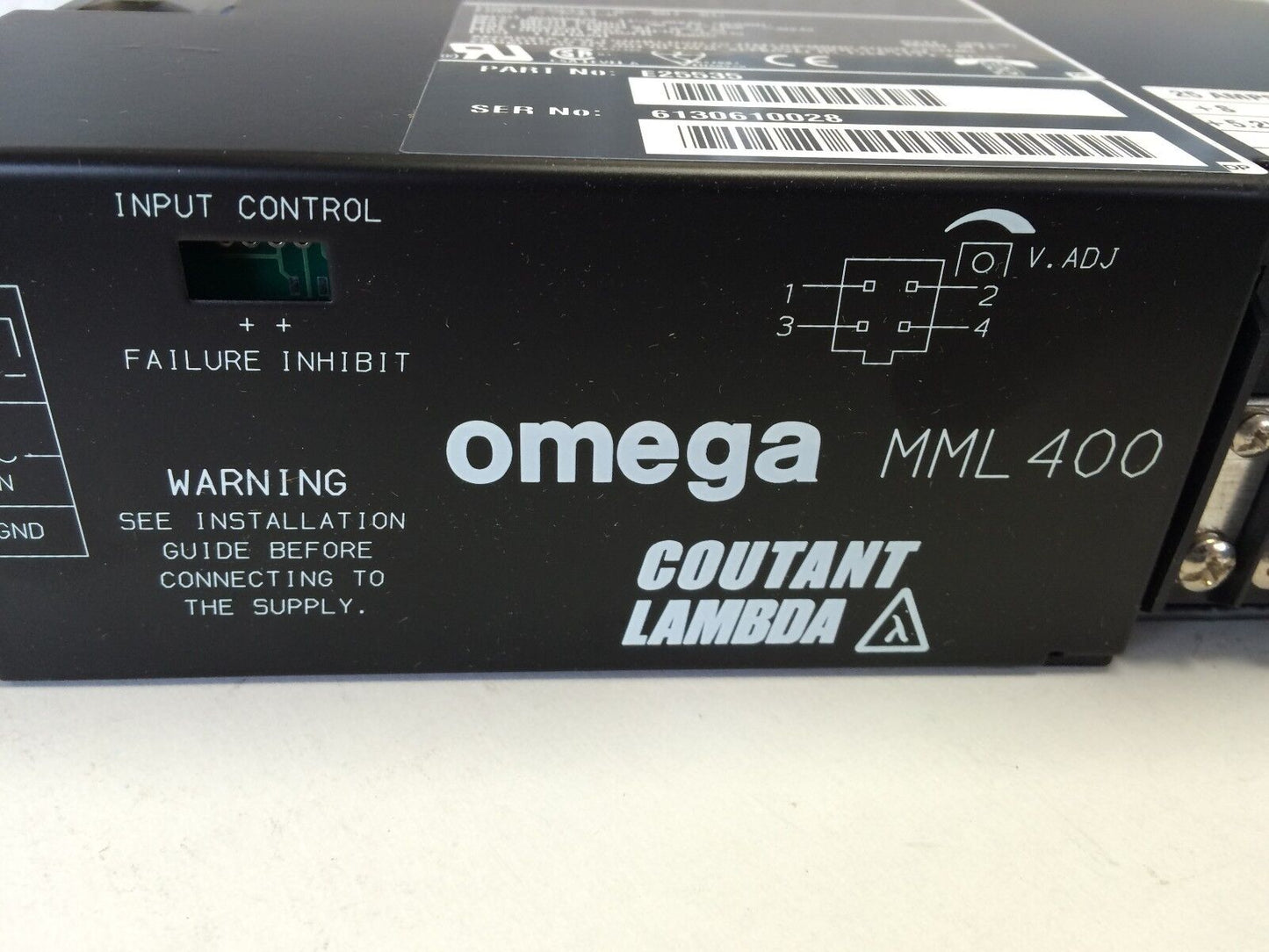 New Lambda 4B3na2a-1436, Scs-1436M,Omega Mml400,Power Supply,Mml400-E25535,Bm