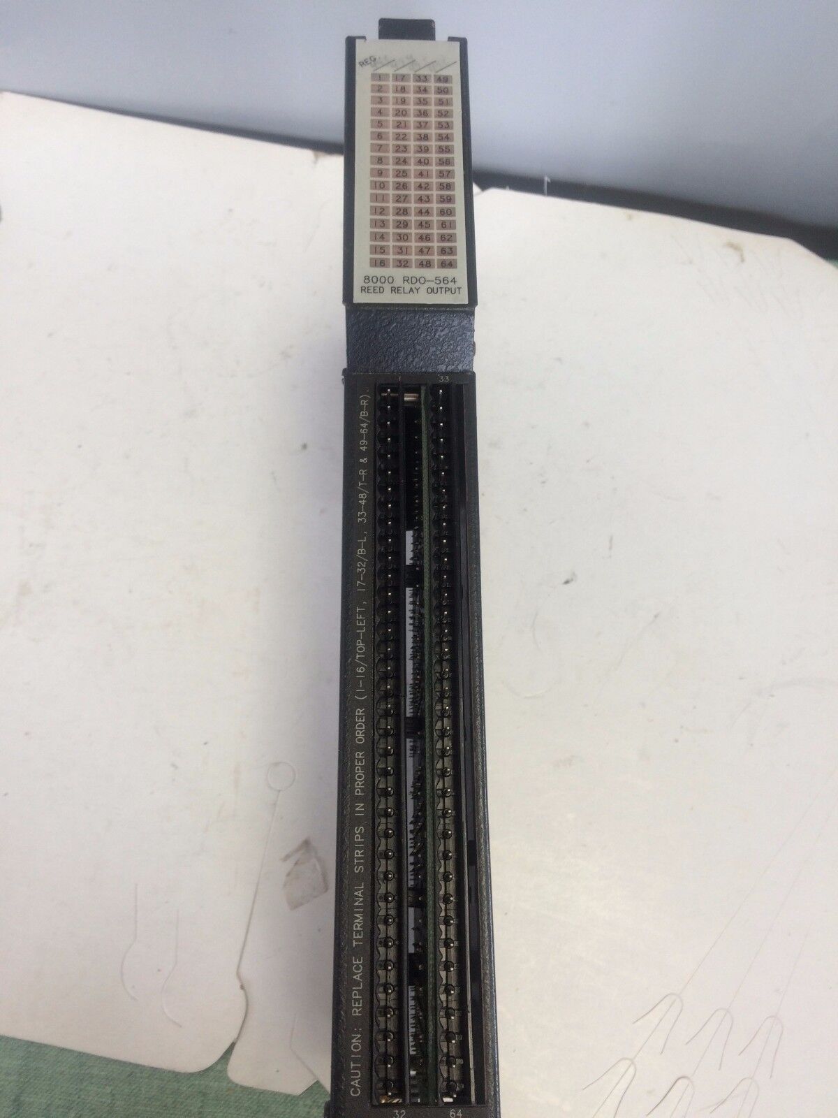 Reed 8000-Rdo-564  Relay Output Module Spectrum 8000-Rd0-564,Spectrum 8000,Bl