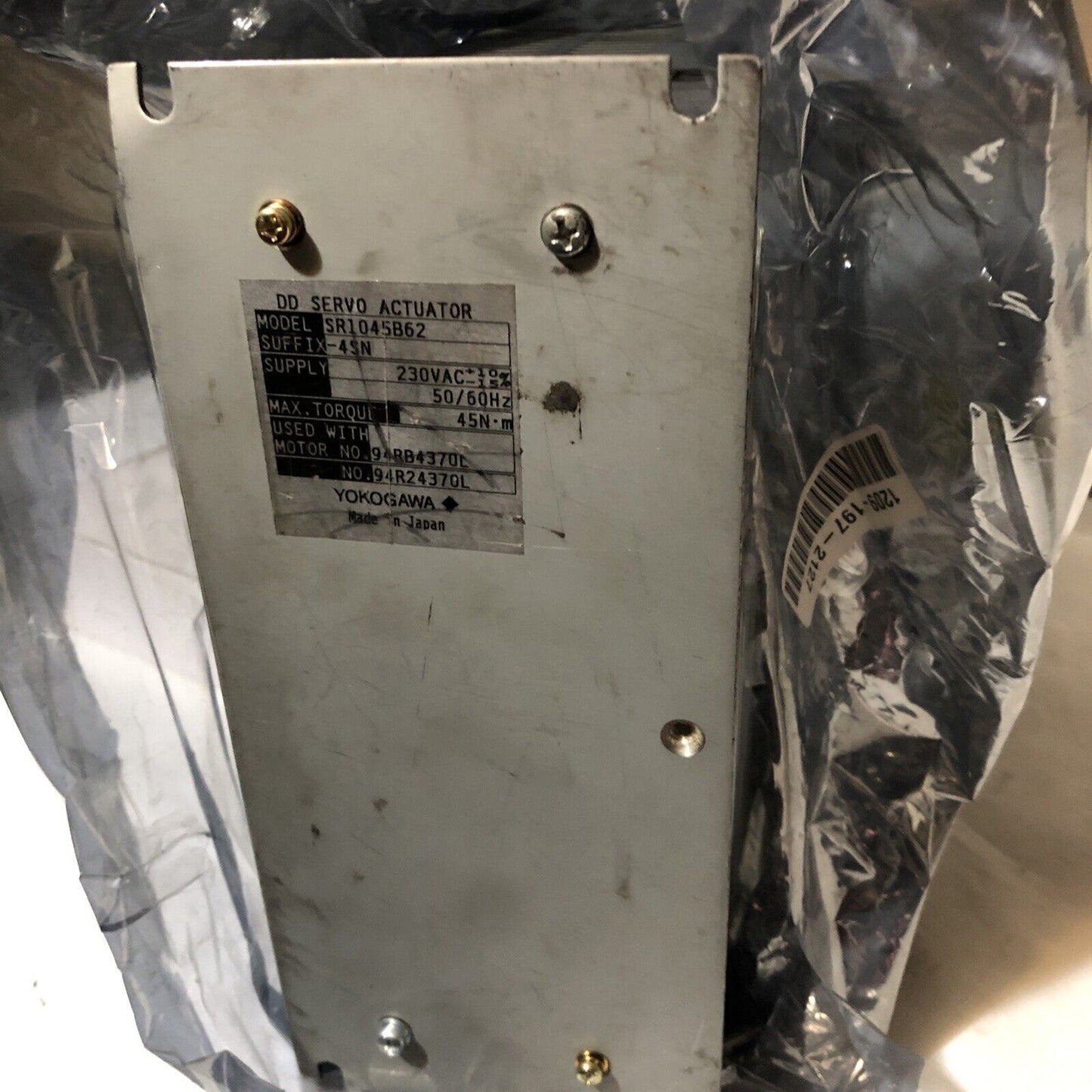 Parker,Yokogawa Sr1045b62 4Sn Compumotor Dynaserv Dc Actuator 94Rb4370l,Bo