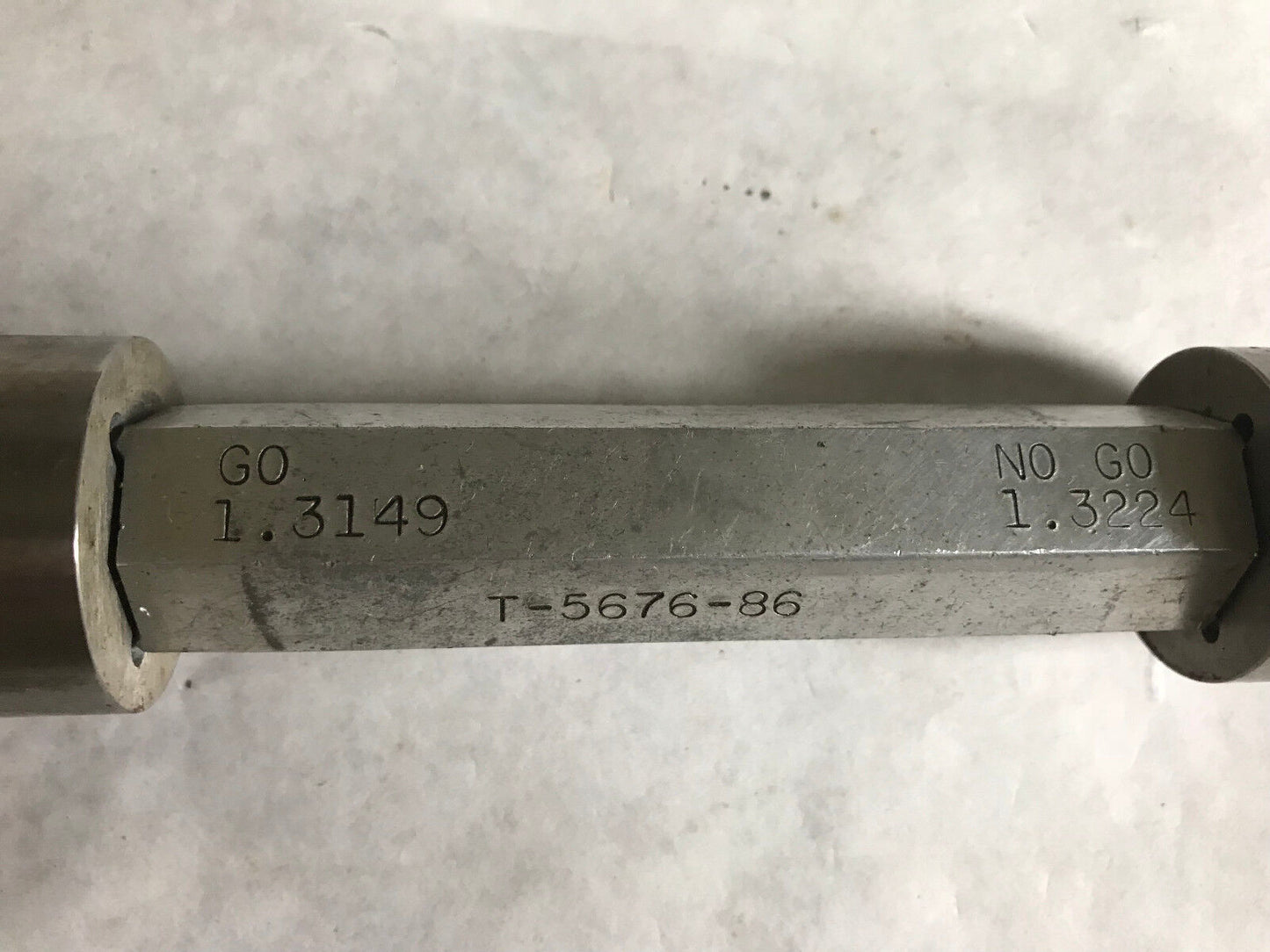 The Pipe Machinery Inspection Gage Go No Go Not Go  Plug Gage 1.3149 ,1.3224,Et