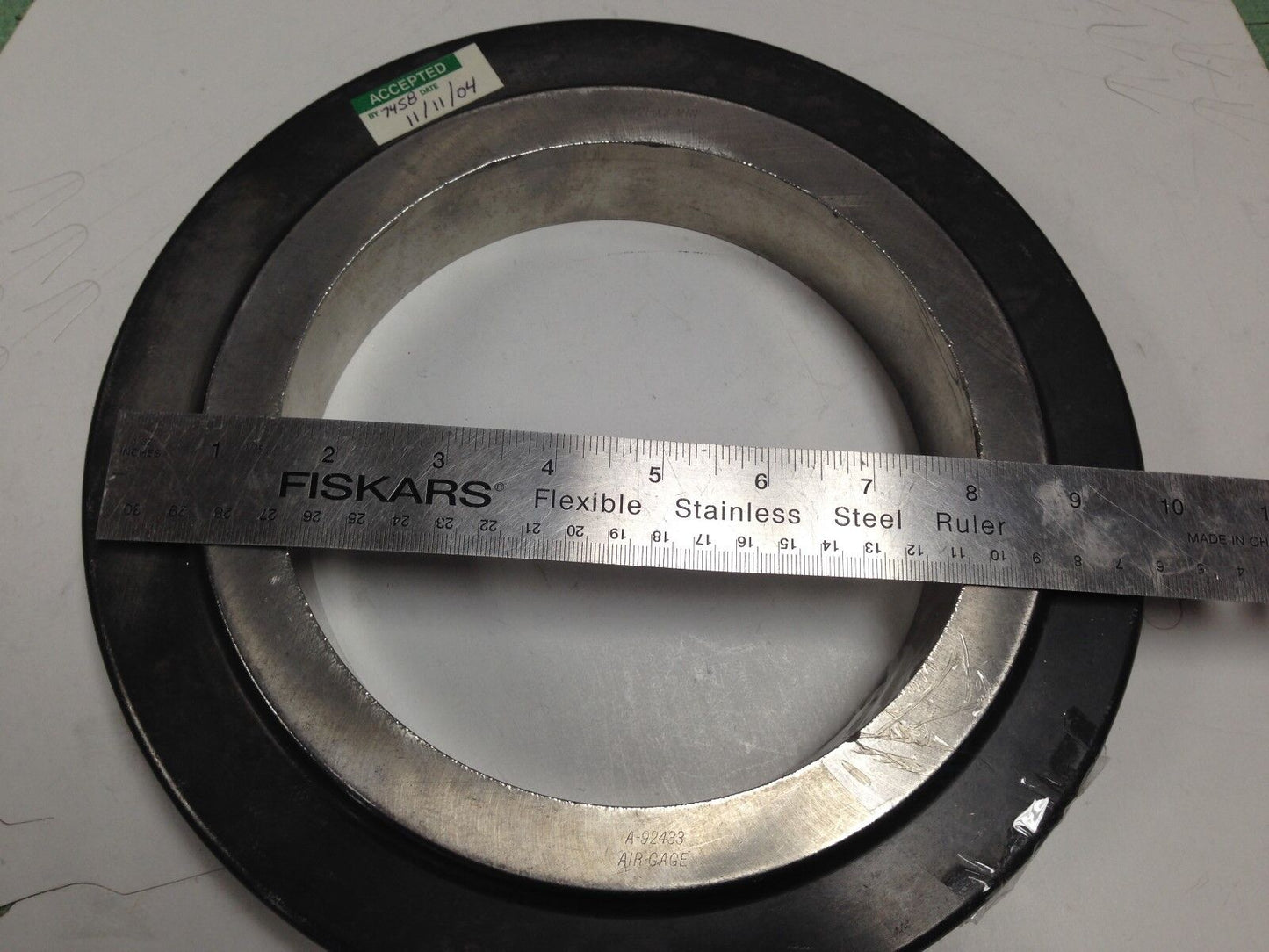 Air Gage Bore Setting Ring,Gr1-M-6.621-Xx-Min,A-92433,Th