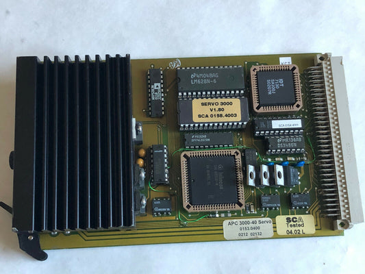 Sca Apc 3000-40 Servo Card,0153.0400,Sca 04.02L,Sv