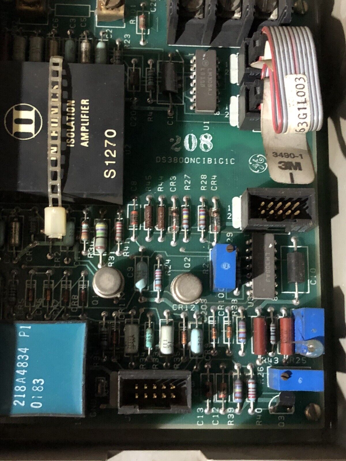 G.E. Ds3820ci2ad21c,General Electric Ds3820c12ad21c Current Isolator Box,Tn
