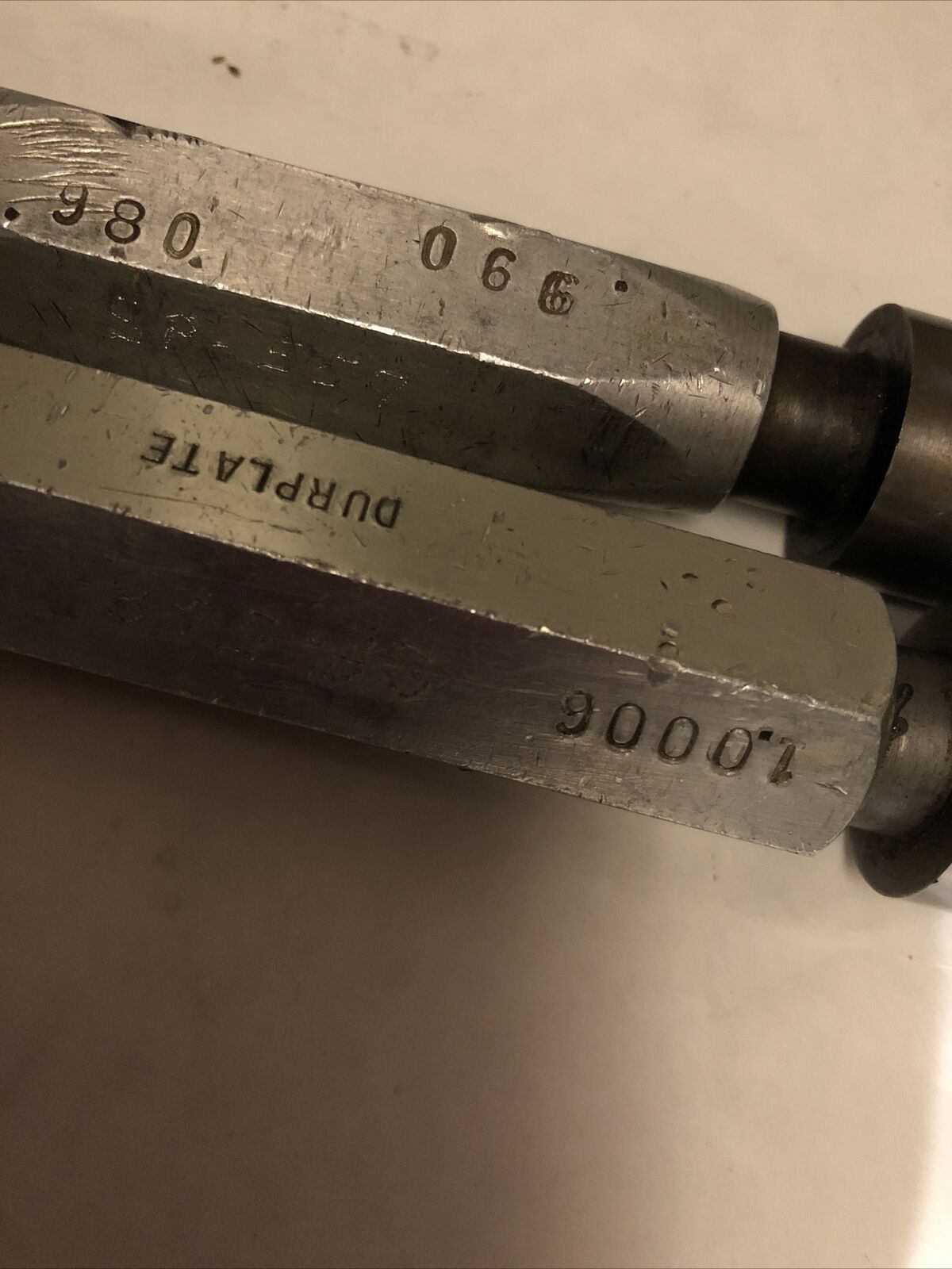 Lot The Pipe Machinery Go No Go Plug Gage 1.0006,1.001,.980,.990,Sa