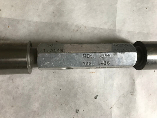 The Pipe Machinery Inspection Gage Go No Go Not Go  Plug Gage 1.3149,1.3230,Et