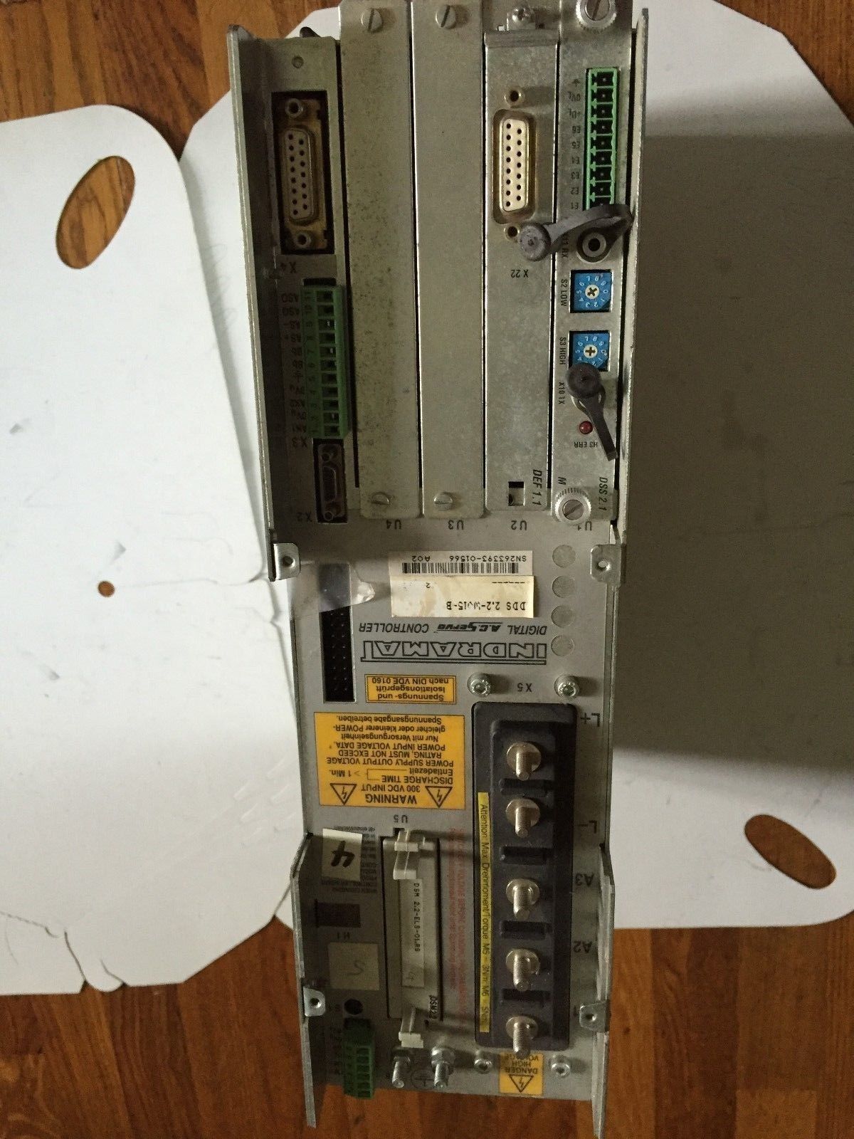 Indramat Dds 2,2-W05-B,Dds 2.2-W05-B Dds022w015be1201,Dds 02.2-W015-Be12,15A,Bd