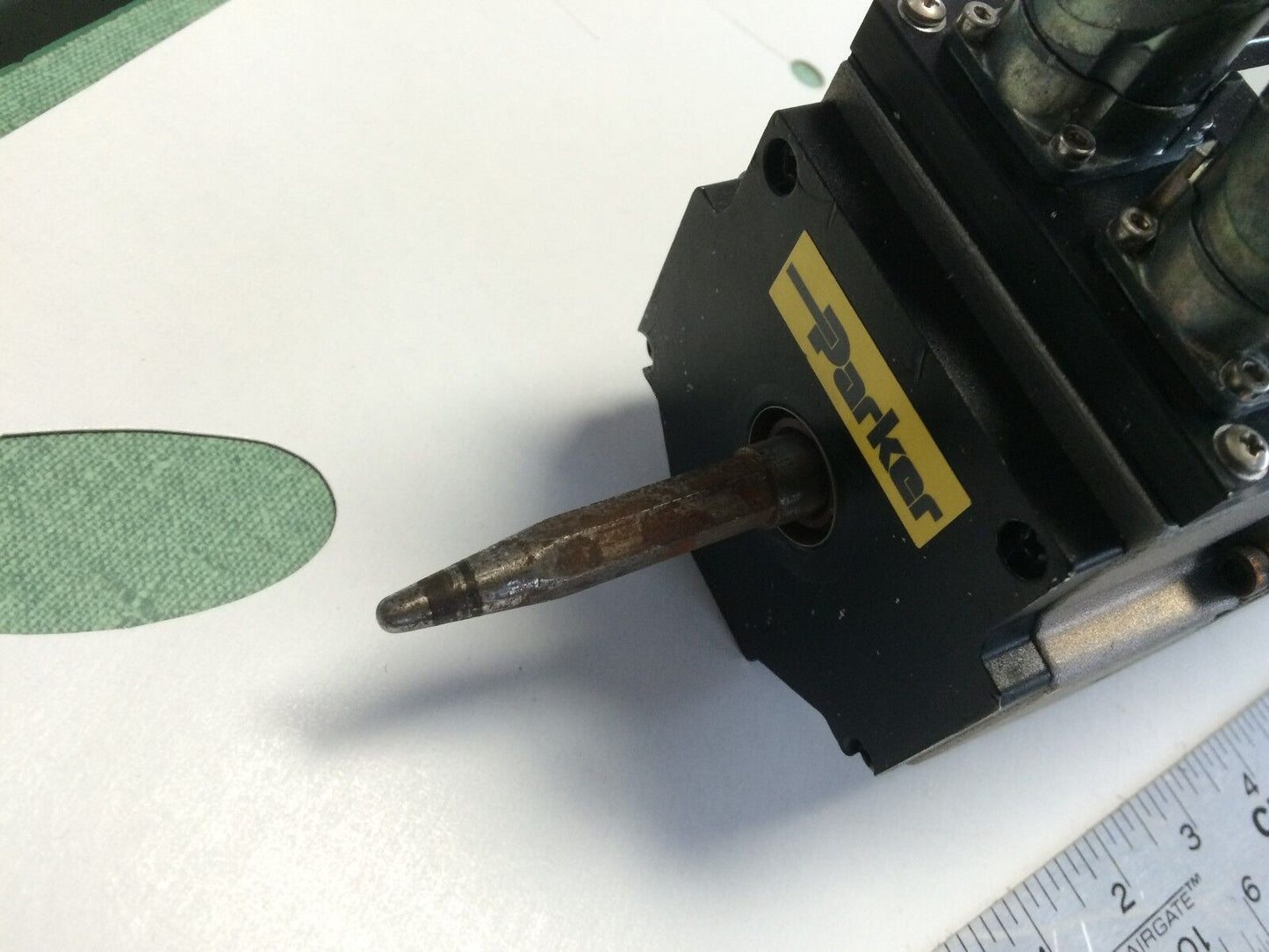 Parker Cmp0922d41-200337 Dc Servo Motor, Rs90-010-W01le, 10:1 Ratio,Bt
